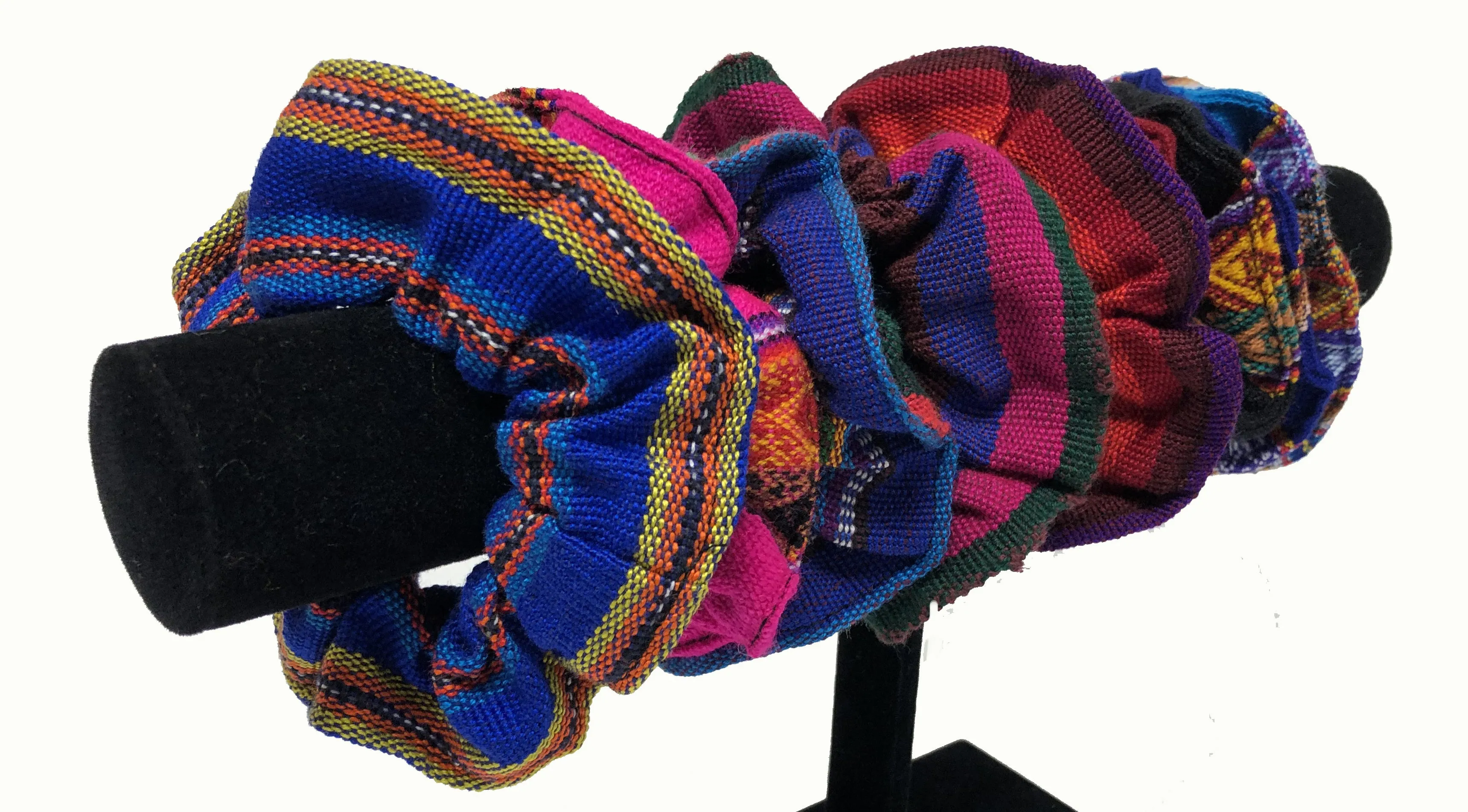 12 PACK Woven Elastic Hair Ties/Scrunchies, Only $1.50 ea!
