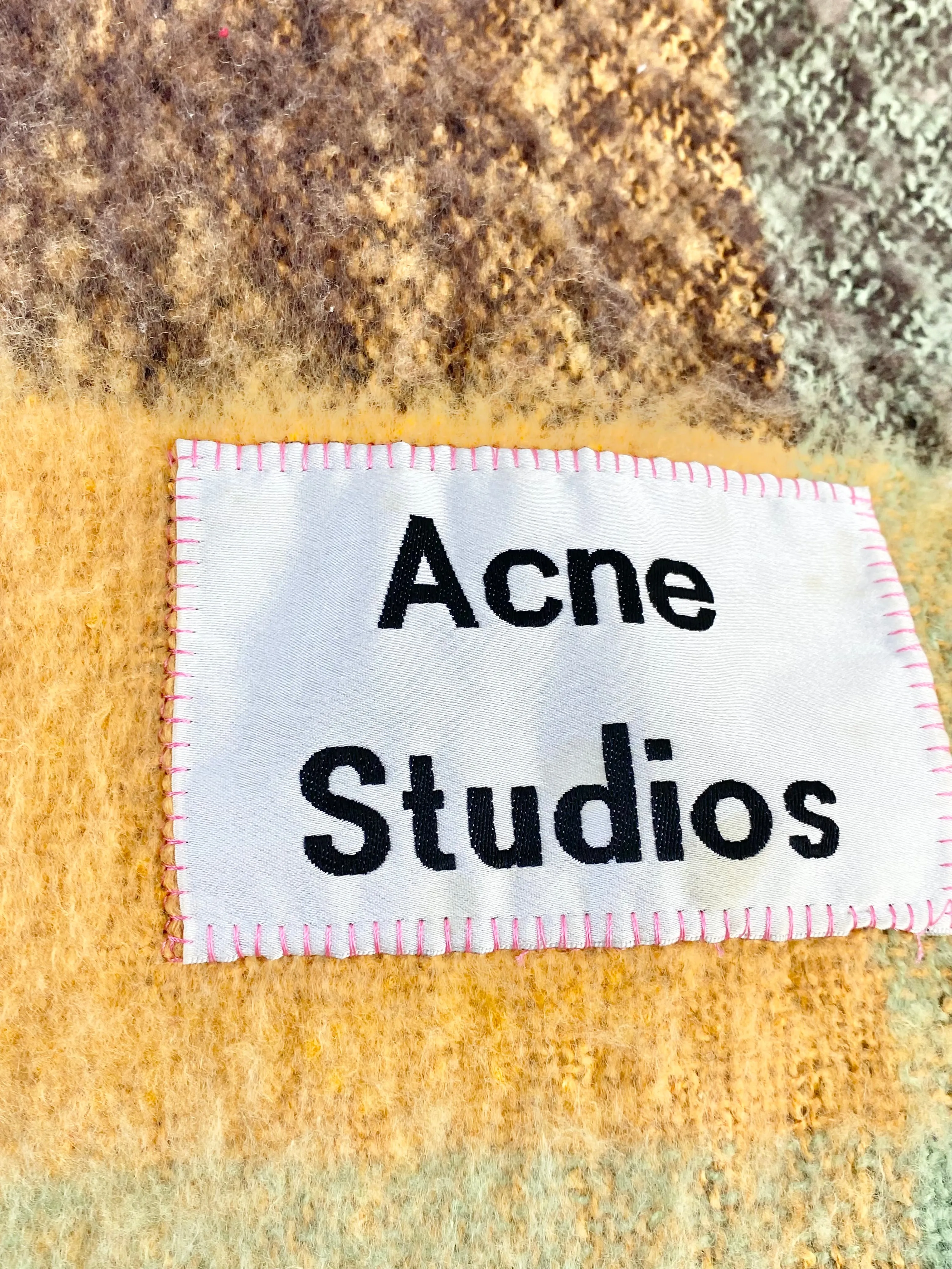 Acne Studios Large Plaid Scarf