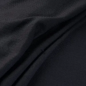 Black - Kumaun Handwoven Merino Woolen Fabric