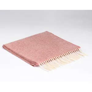Blossom Herringbone | Merino Lambswool Irish Scarf | Made in Downings, Co. Donegal
