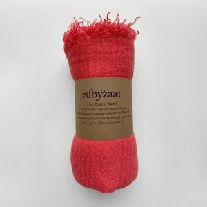 Boho Shawl - Coral