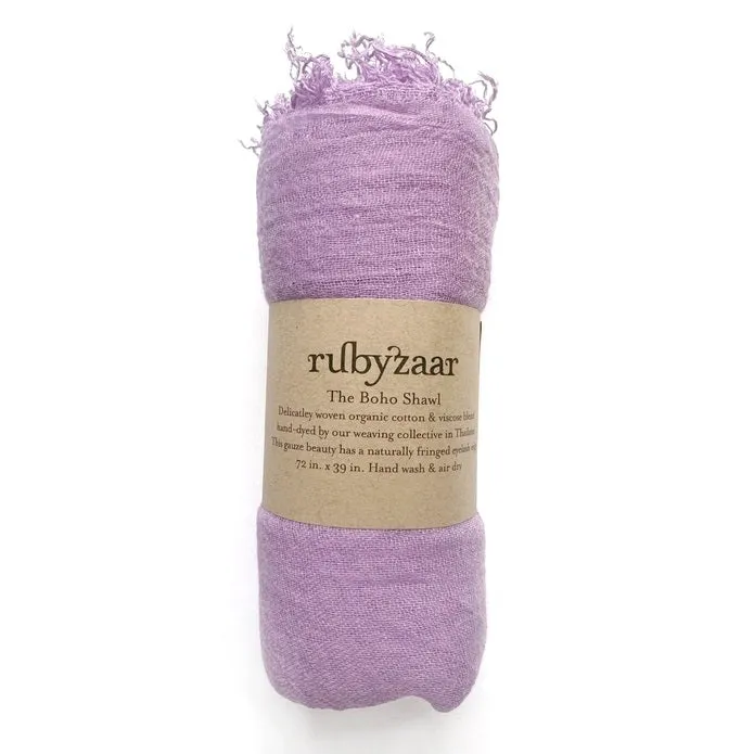 Boho Shawl - Lavender