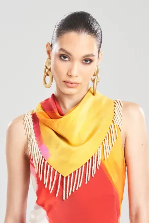 Bohol Fringe Silk Scraf