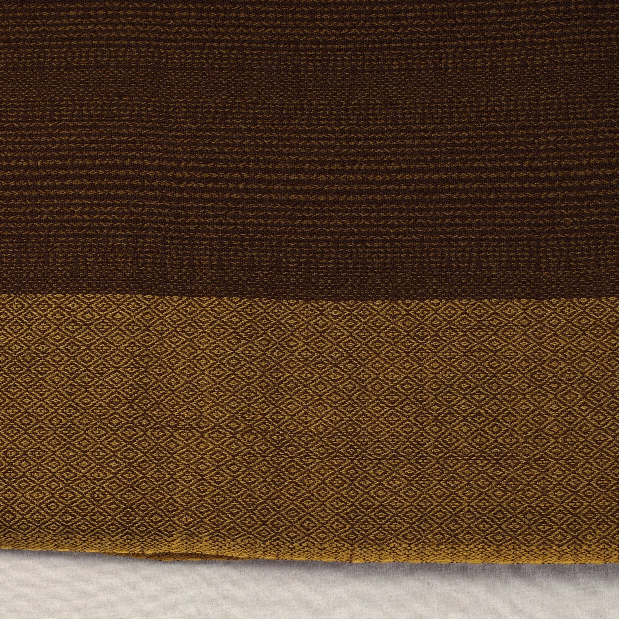 Brown - Kumaun Handwoven Merino Woolen Fabric 05