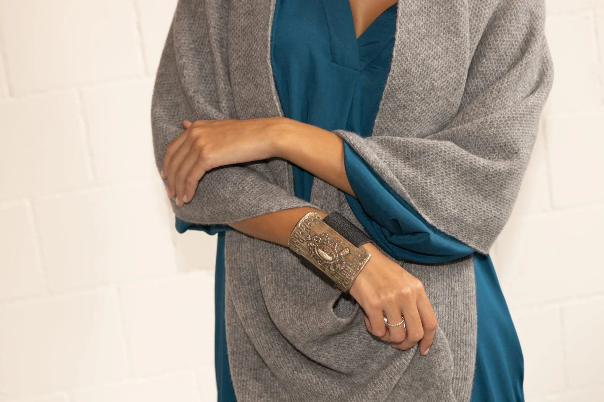 Cashmere Scarf flannel Grey - The Key To Dean