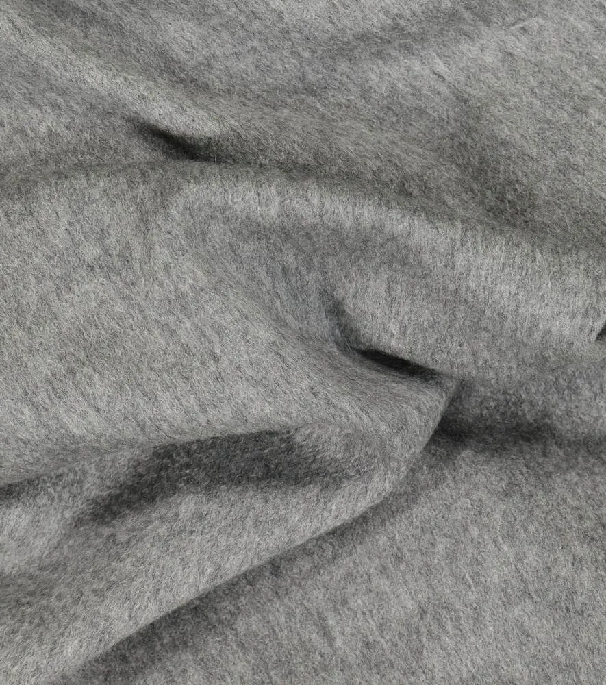 Cashmere scarf Grande Unita Loro Piana, gray