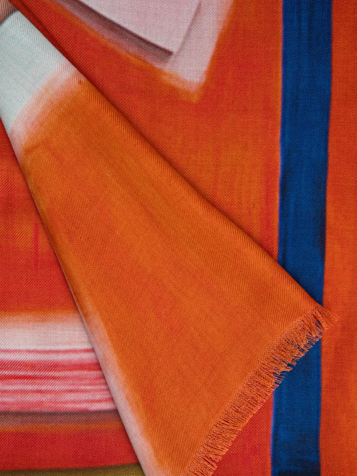 Cashmere Silk Zion Print Scarf