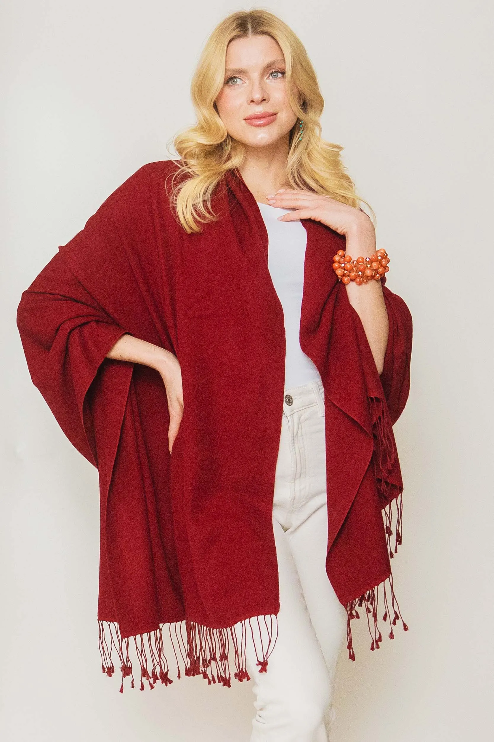 Classic Pashmina Shawl - Winter Sale 50% Off - At checkout use code Winter50%