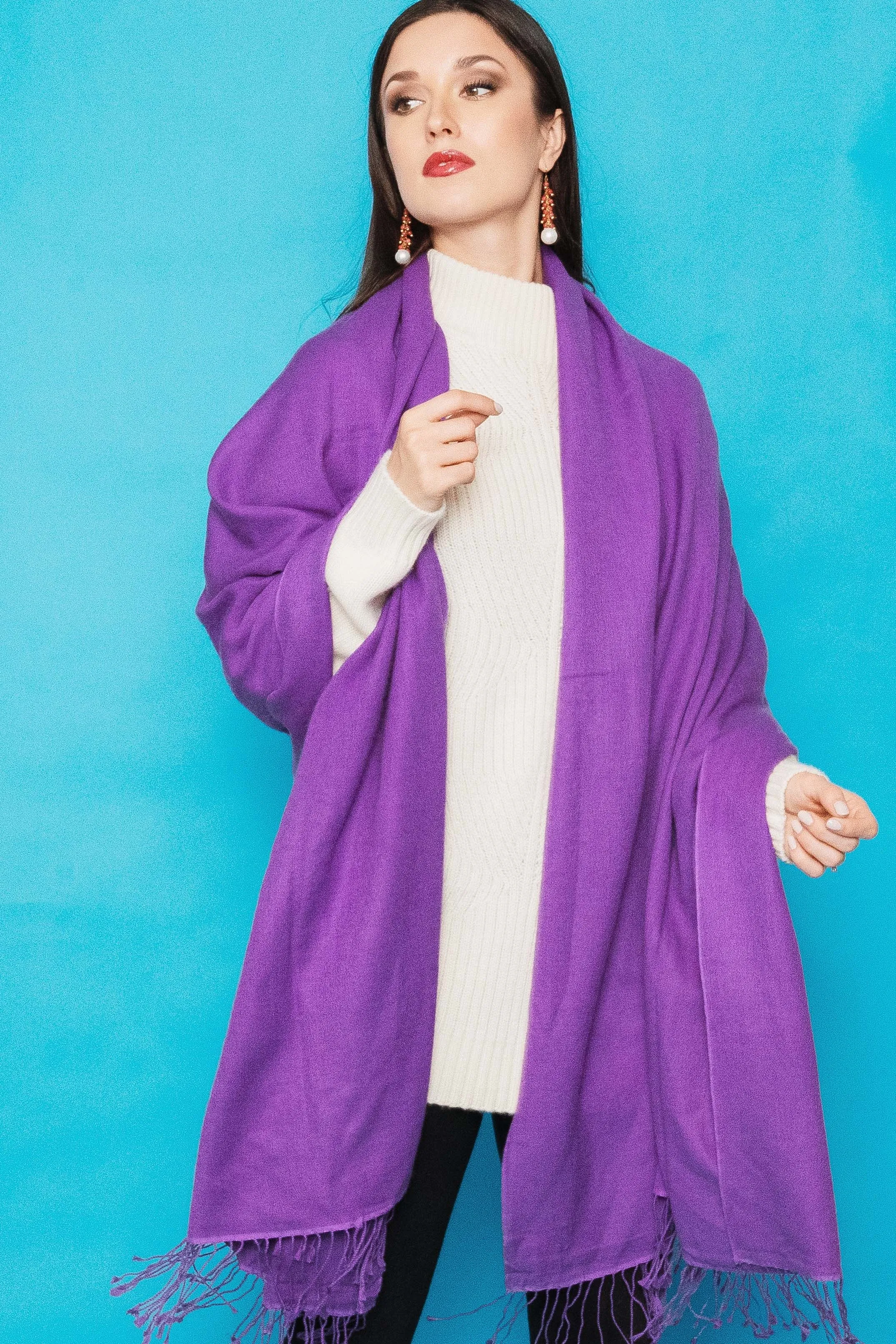Classic Pashmina Shawl - Winter Sale 50% Off - At checkout use code Winter50%