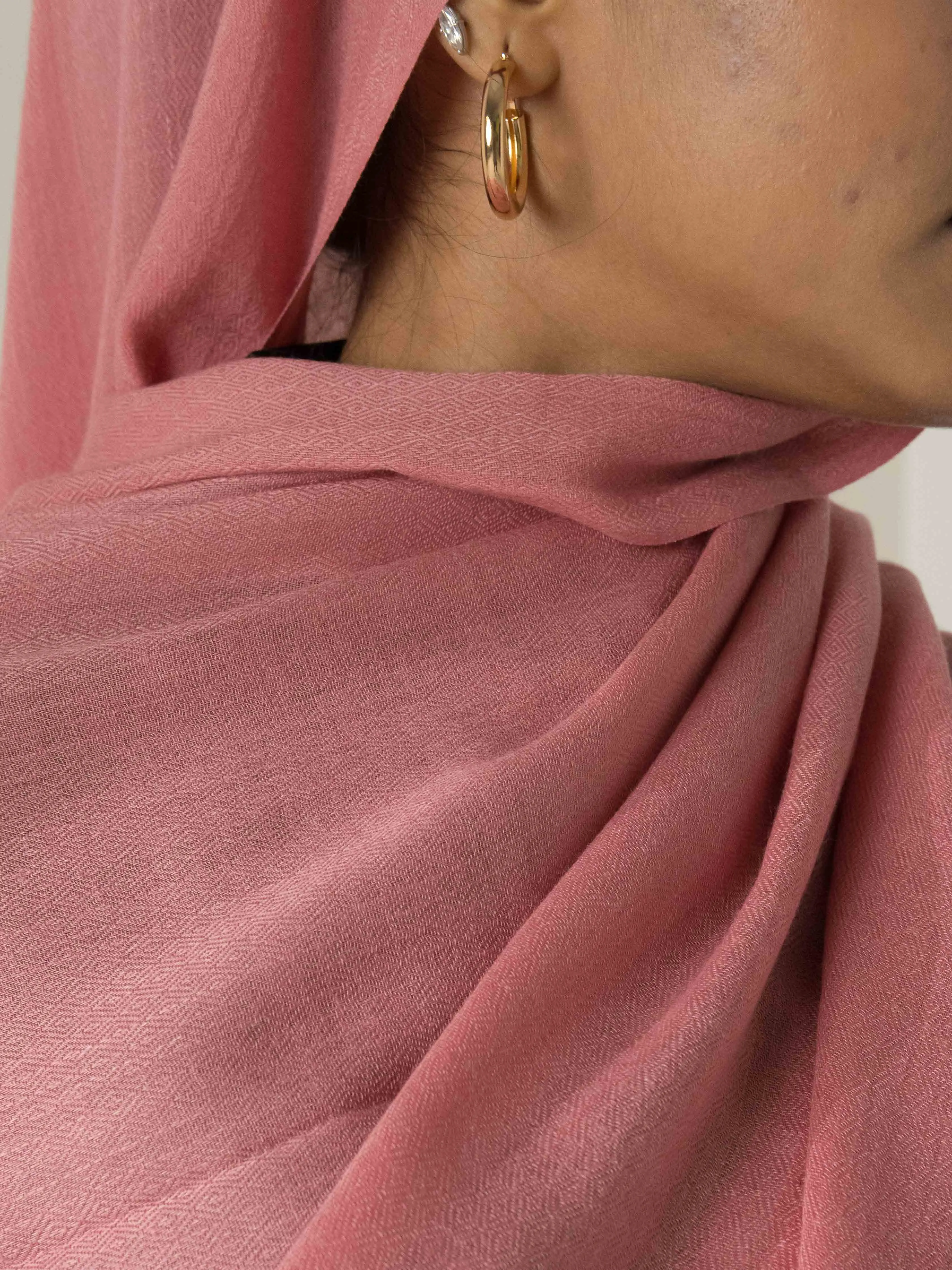 Dusty Pink Cashmere Hijab