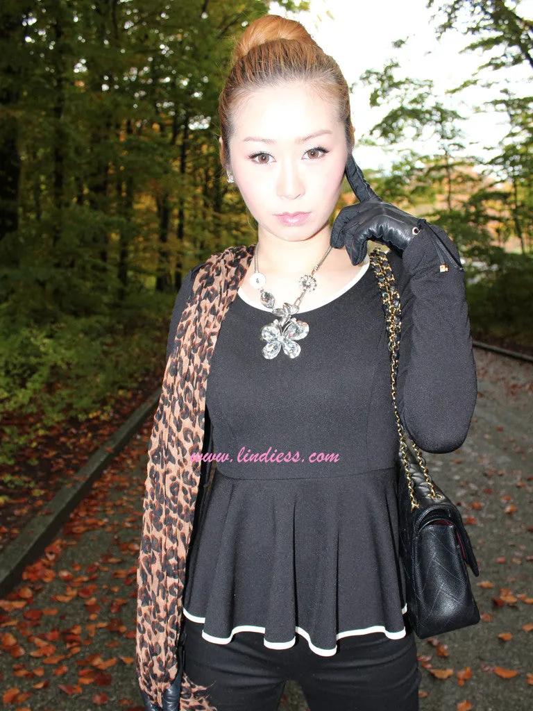 FALL LEOPARD SCARF