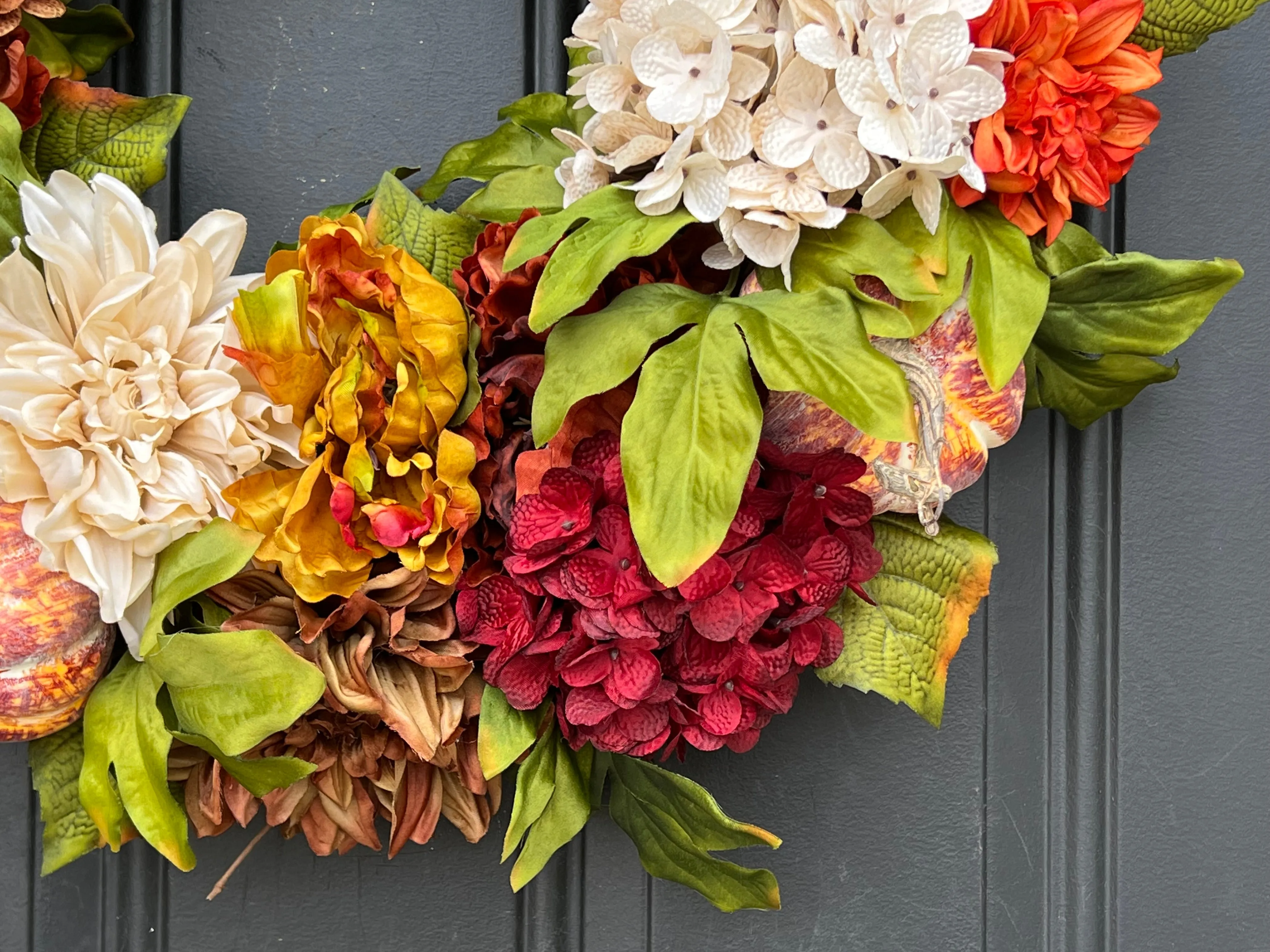 Fall Pumpkin Pie Wreath