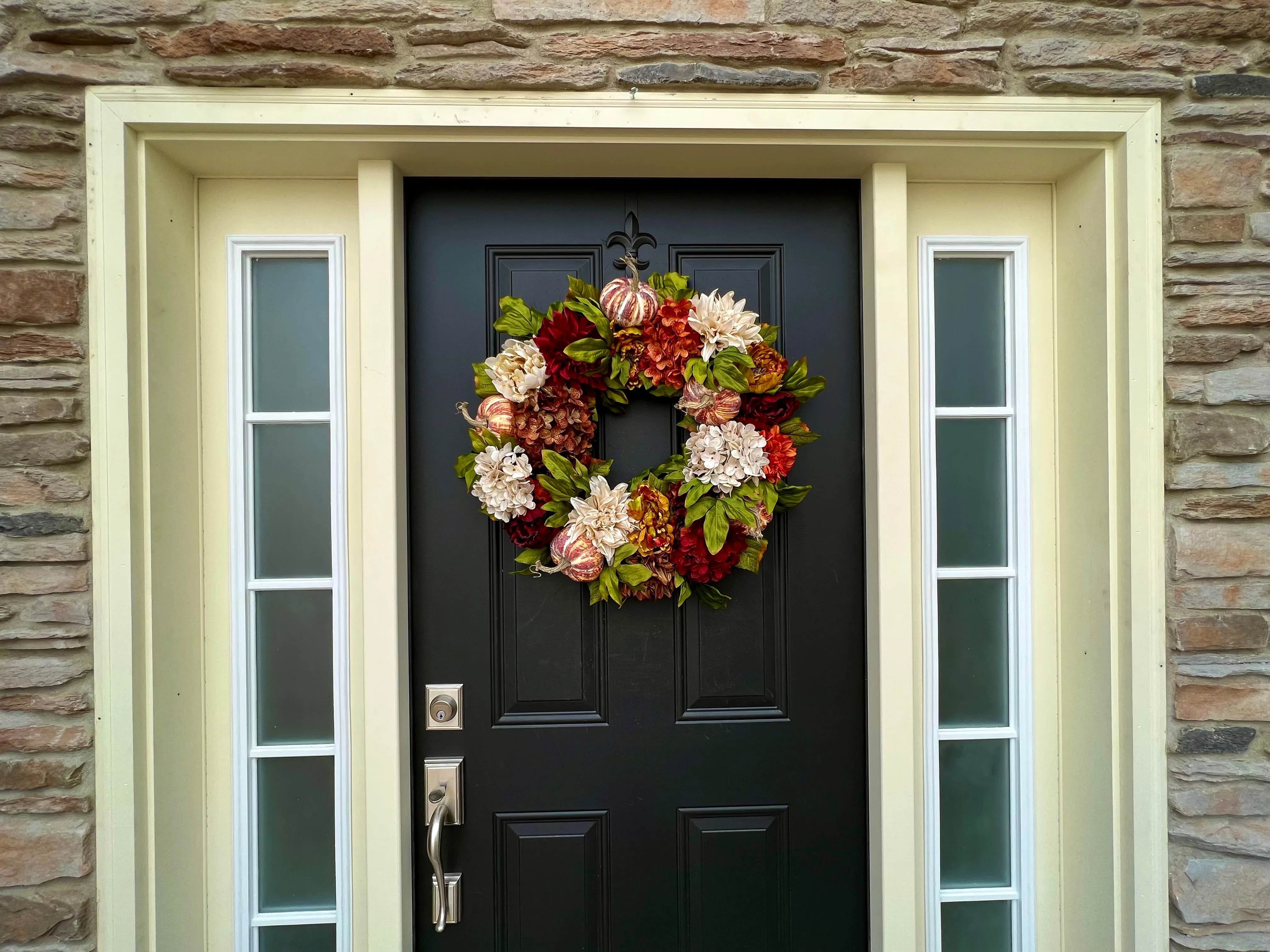 Fall Pumpkin Pie Wreath