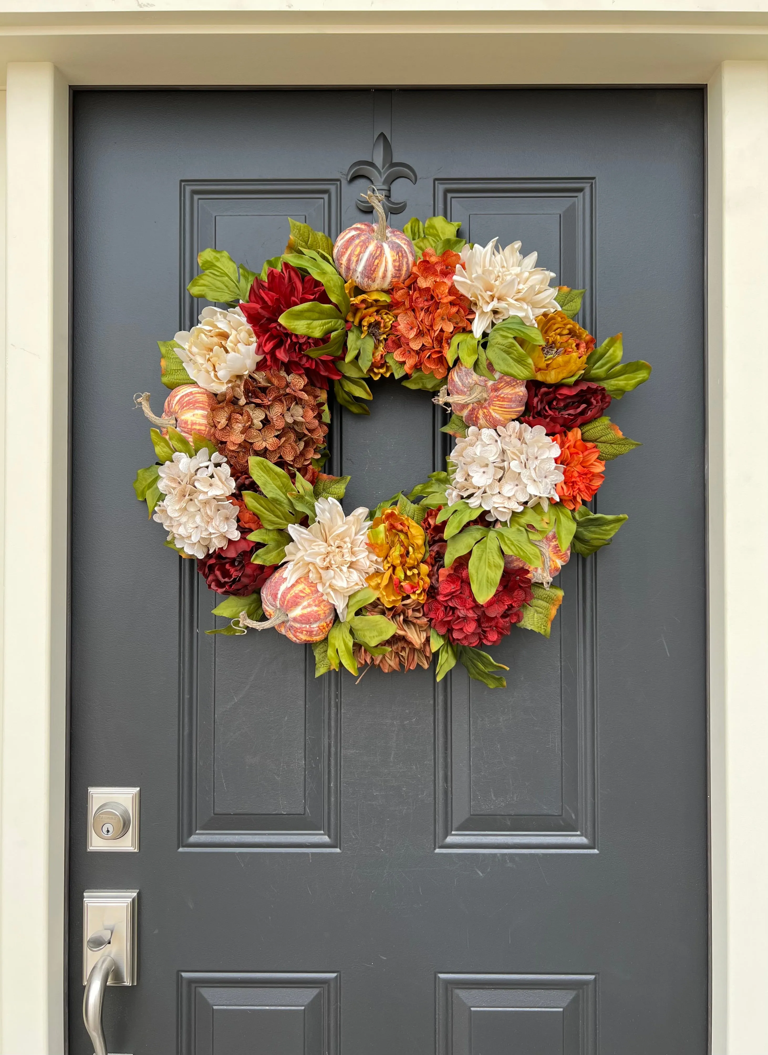 Fall Pumpkin Pie Wreath