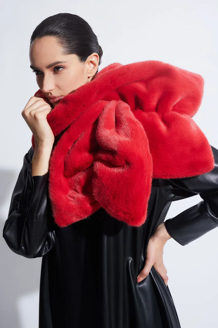 Faux Mink Scarf