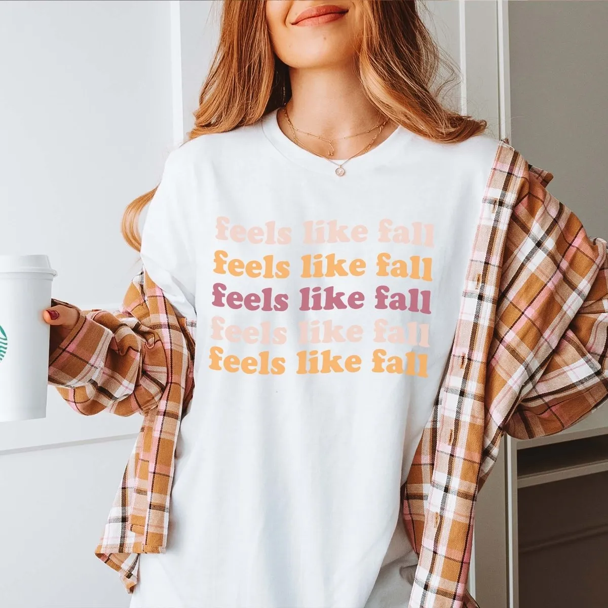 Feels Like Fall Wholesalel Bella Graphic Tee - Quick Shipping