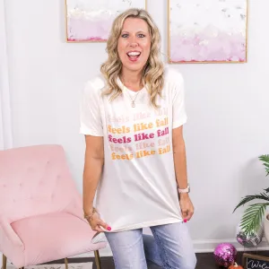 Feels Like Fall Wholesalel Bella Graphic Tee - Quick Shipping