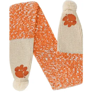 FOCO Clemson Tigers Pom Pom Confetti Scarf