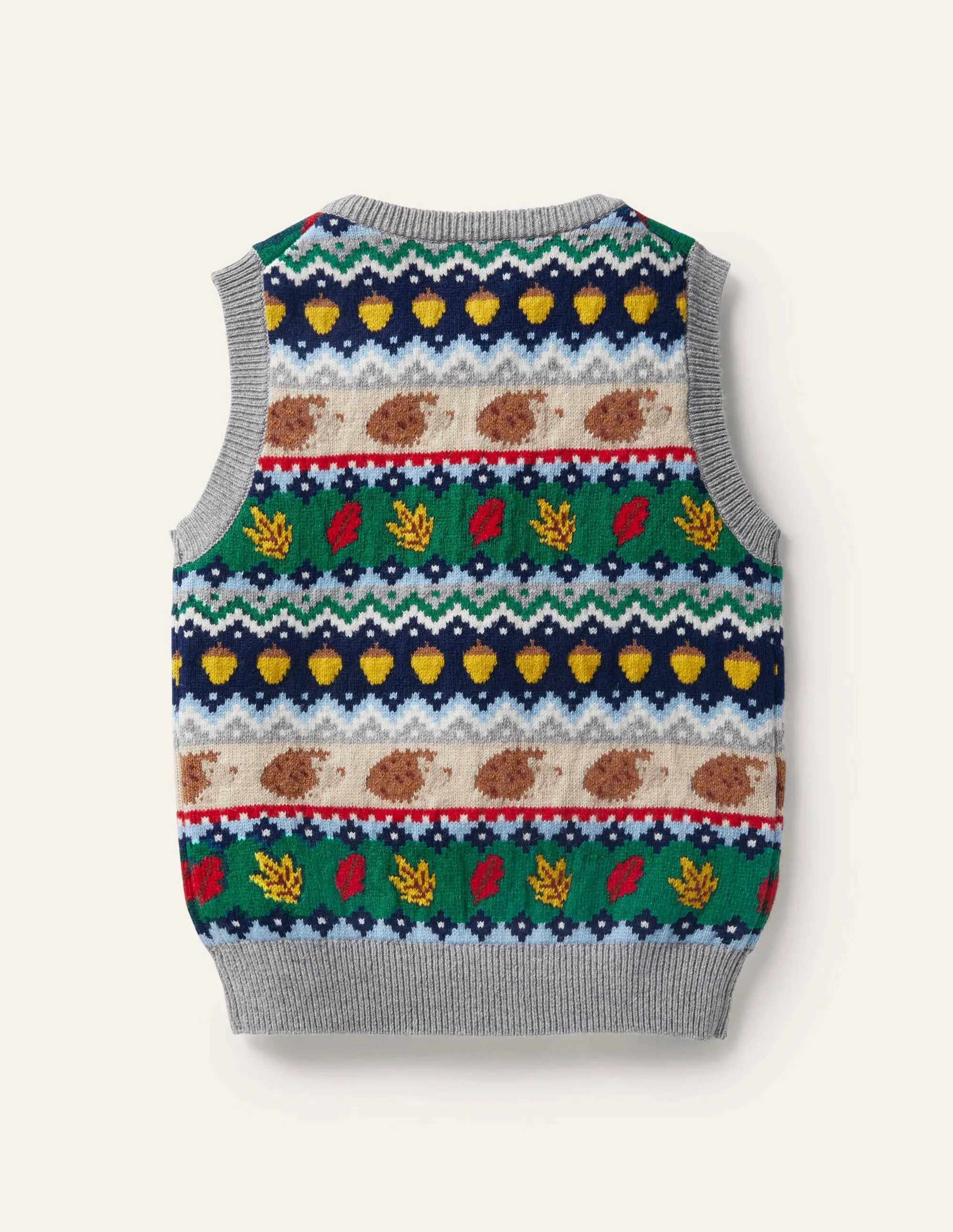 George Tank Top-Grey Marl/Woodland