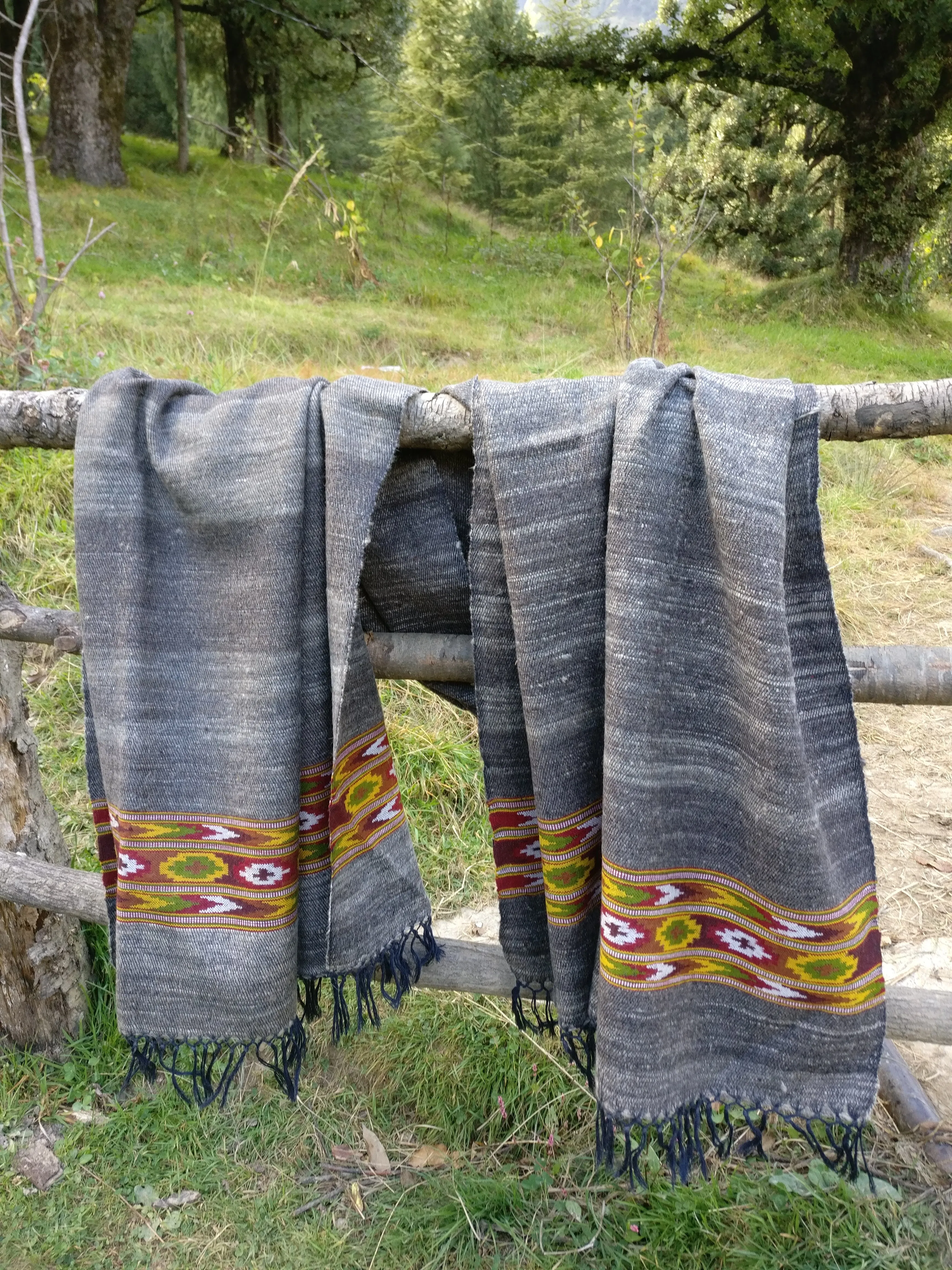 Handmade grey scarf