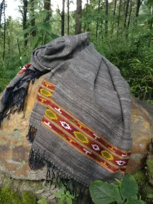 Handmade grey scarf