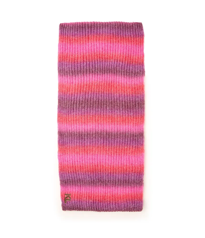 Karl Lagerfeld rainbow thread scarf, purple