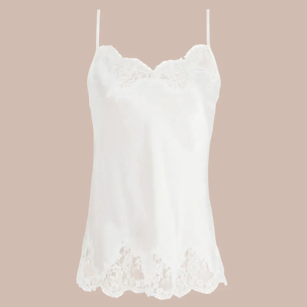 Lise Charmel 'Splendeur Soie' Ivory Silk Babydoll Nightie