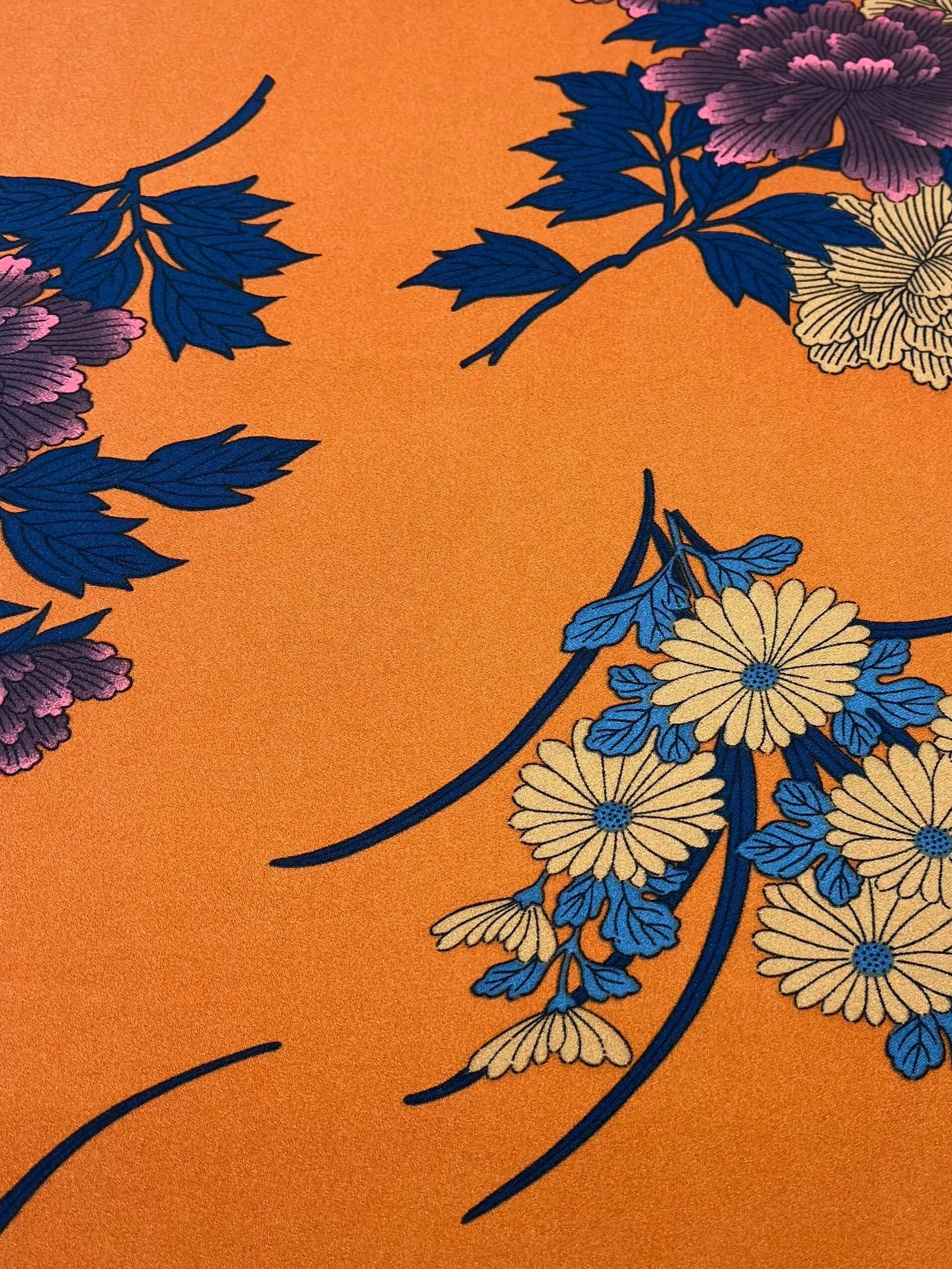 Printed Crepe - Tuscan Flor - 150cm