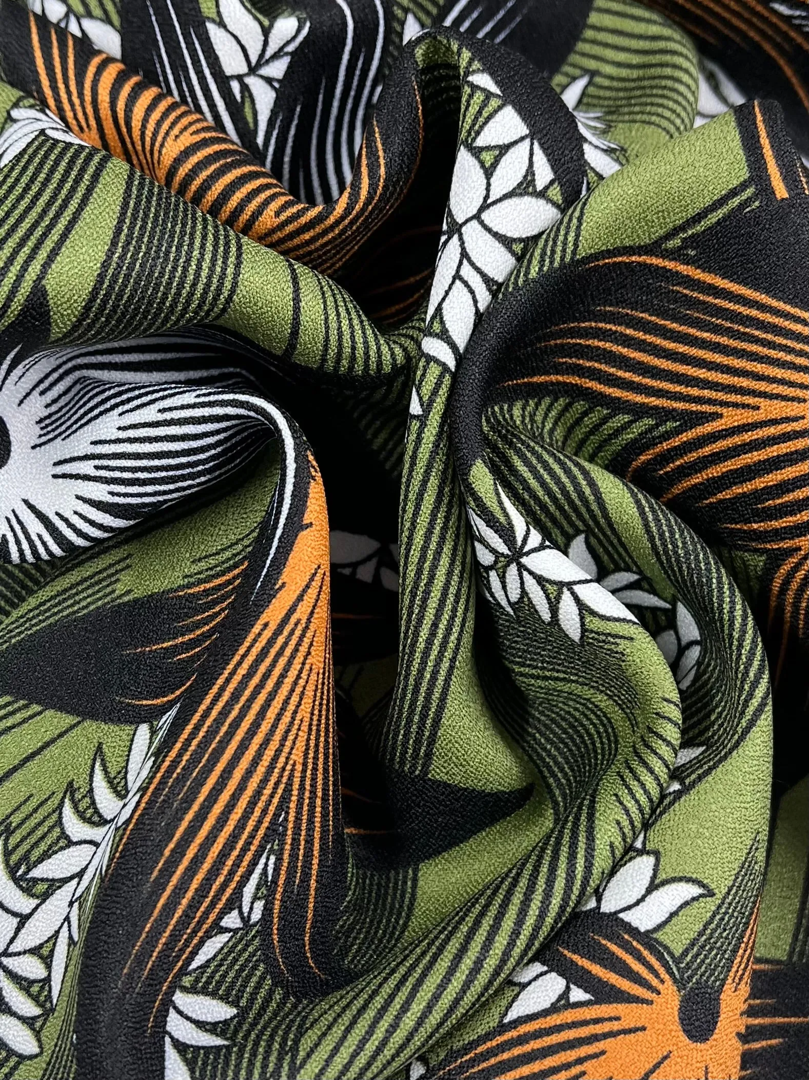 Printed Crepe - Wild Hemp - 150cm