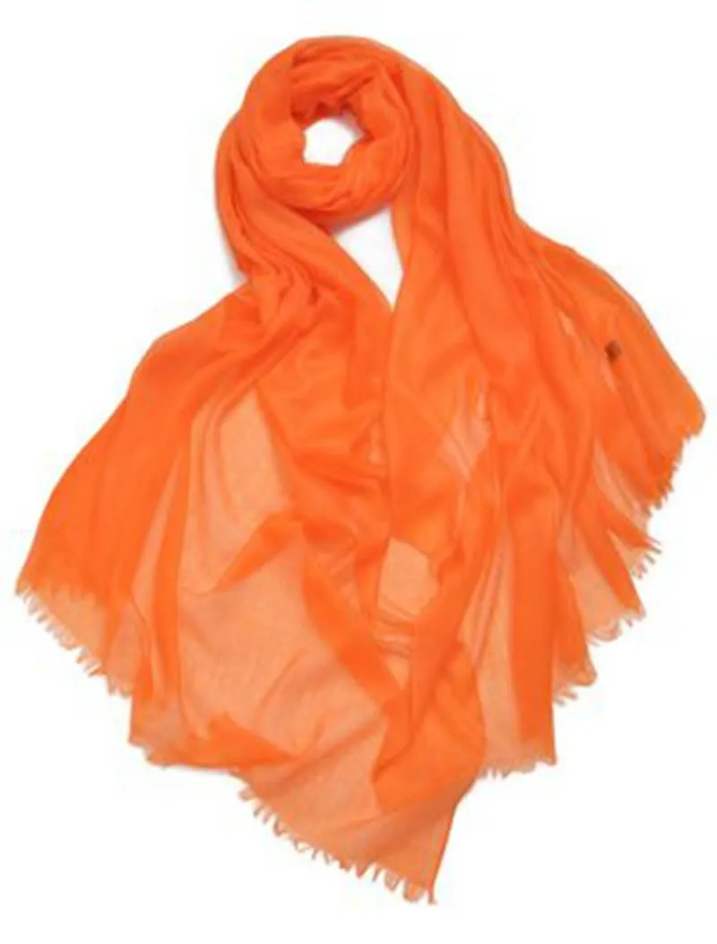 Pure Cashmere Women Ultra Thin Pashmina Shawl and Wraps Solid Color
