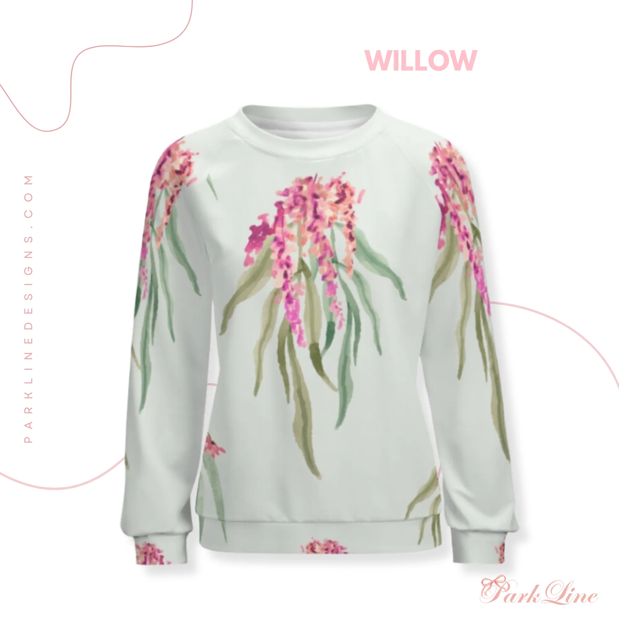 Rainbow Cheetah Women's Raglan Crewneck Sweatshirt | Cozy Autumn & Winter Crewneck