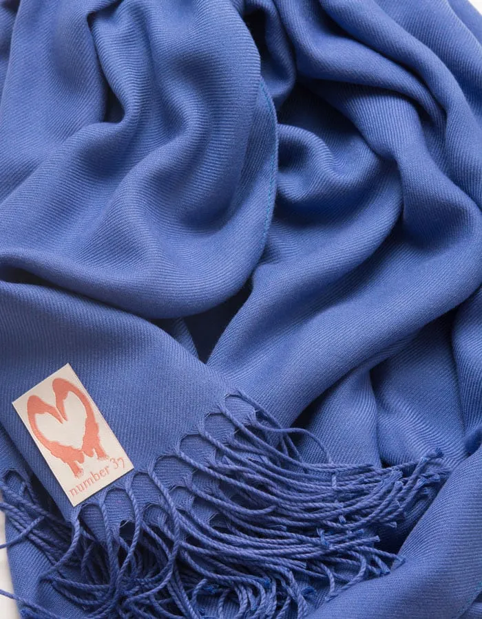 Royal Blue Wedding Pashmina