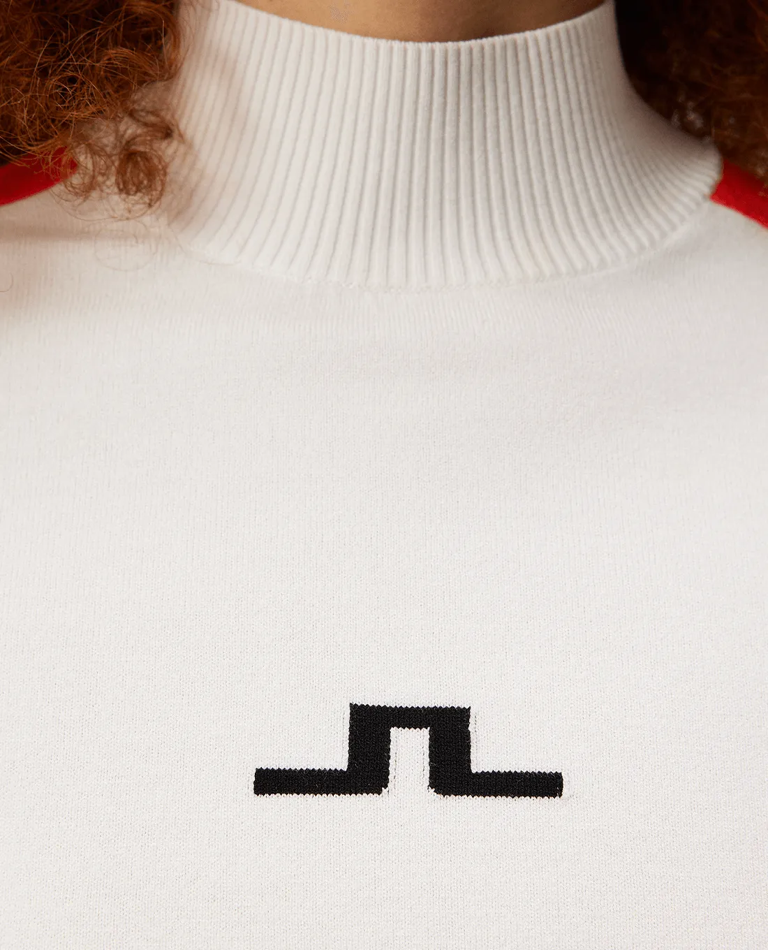 SIZE S - J.Lindeberg Adia Knitted Merino Sweater White