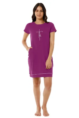 Sleep Dress - Magenta Purple