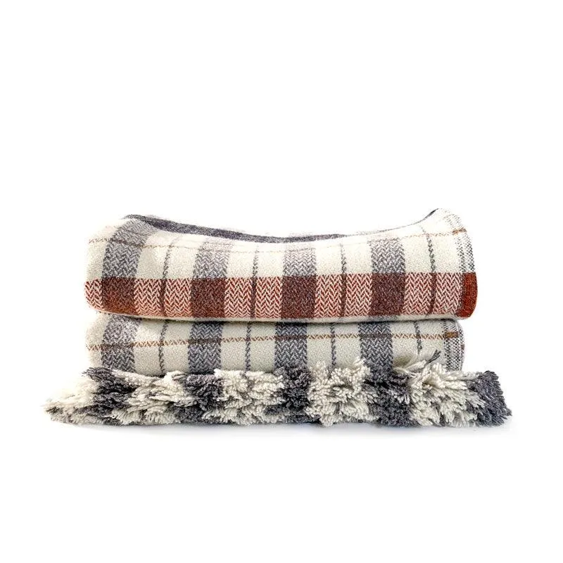 Solstice Wool Throw Blanket
