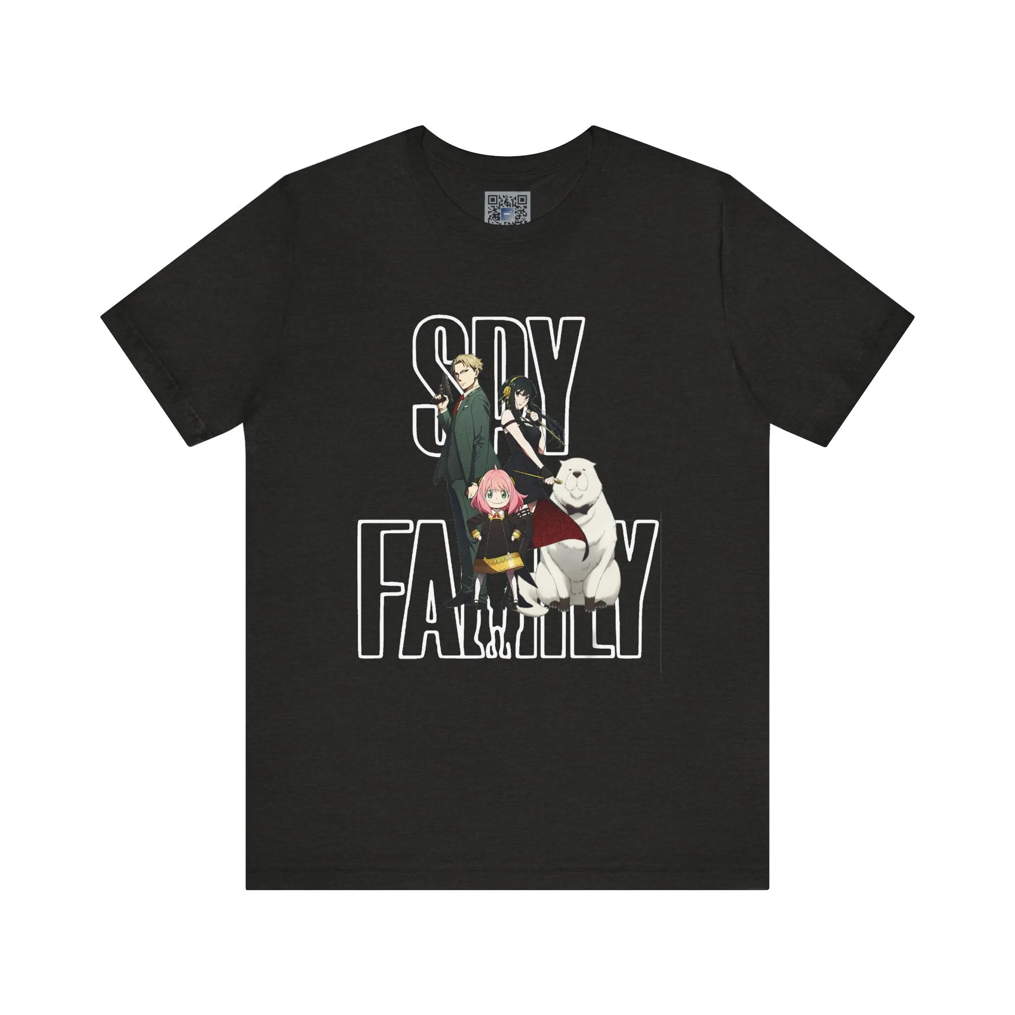 SpyXFamily Anime Fan Graphic Tee - Retro Manga Lover Gift Unisex Jersey Shirt Tshirt, Geek Clothing, Japanese Animation Manga Tee