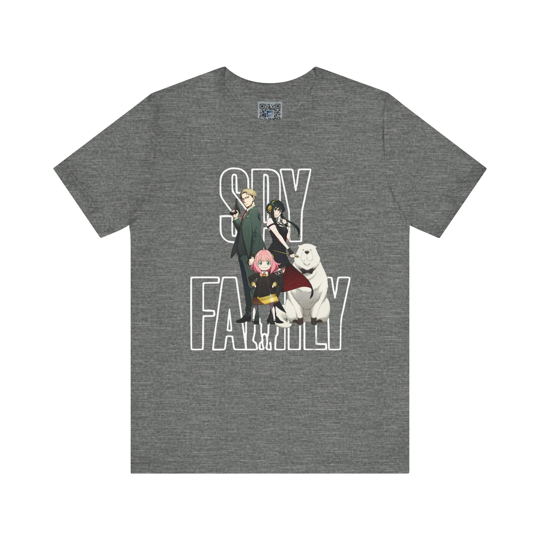 SpyXFamily Anime Fan Graphic Tee - Retro Manga Lover Gift Unisex Jersey Shirt Tshirt, Geek Clothing, Japanese Animation Manga Tee