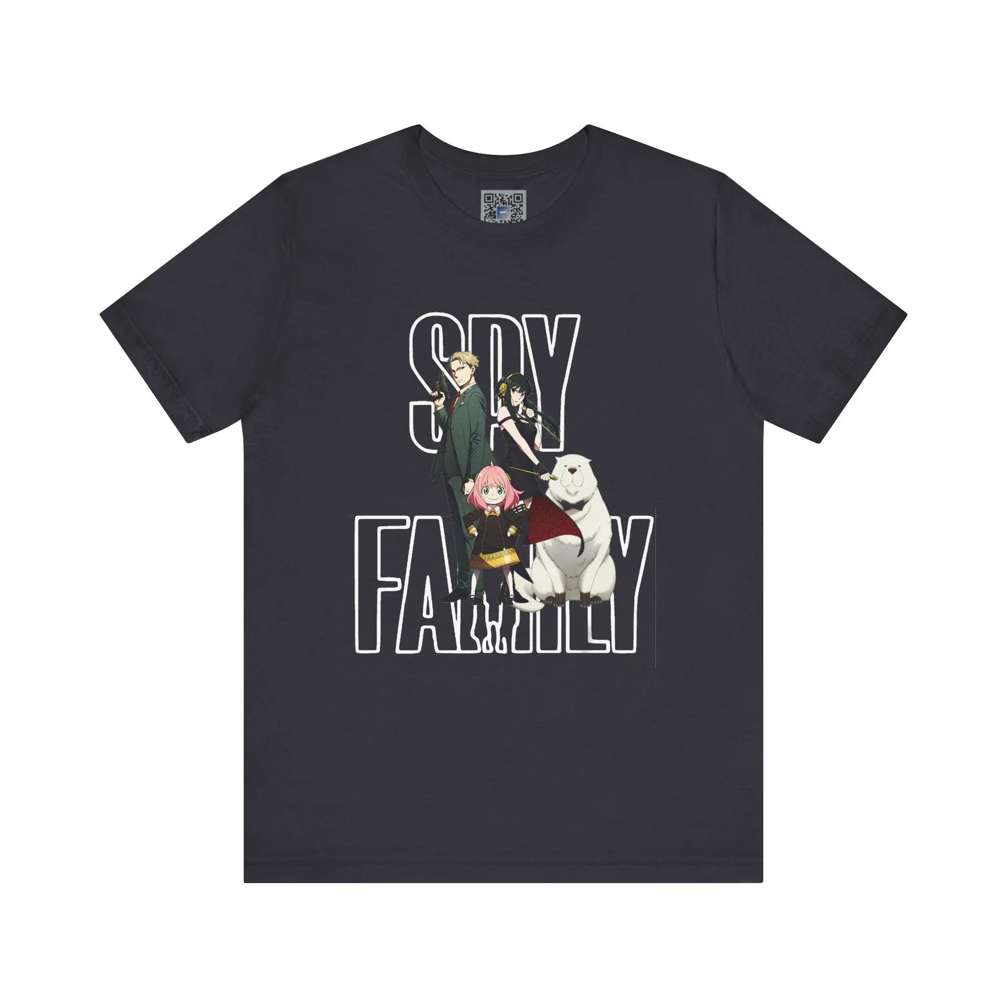 SpyXFamily Anime Fan Graphic Tee - Retro Manga Lover Gift Unisex Jersey Shirt Tshirt, Geek Clothing, Japanese Animation Manga Tee