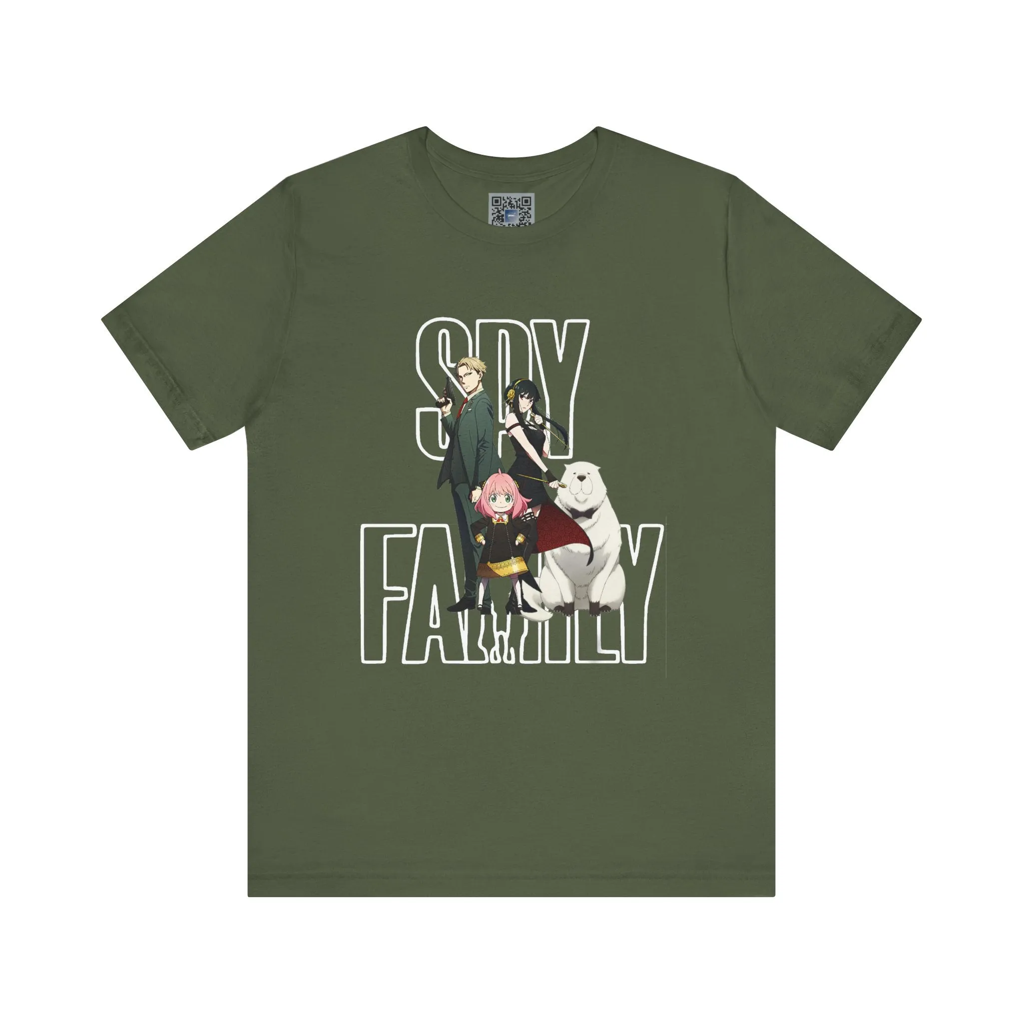 SpyXFamily Anime Fan Graphic Tee - Retro Manga Lover Gift Unisex Jersey Shirt Tshirt, Geek Clothing, Japanese Animation Manga Tee