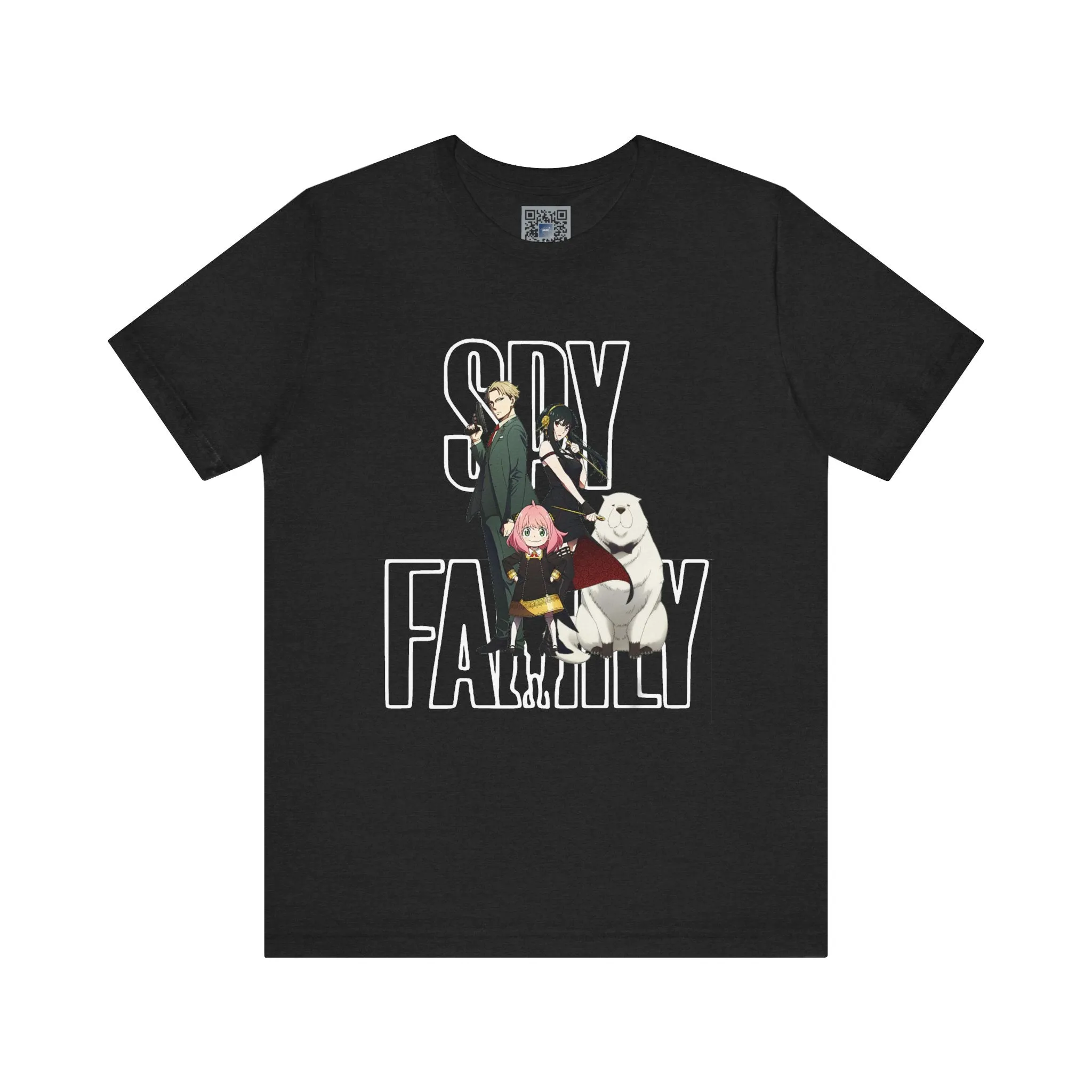 SpyXFamily Anime Fan Graphic Tee - Retro Manga Lover Gift Unisex Jersey Shirt Tshirt, Geek Clothing, Japanese Animation Manga Tee