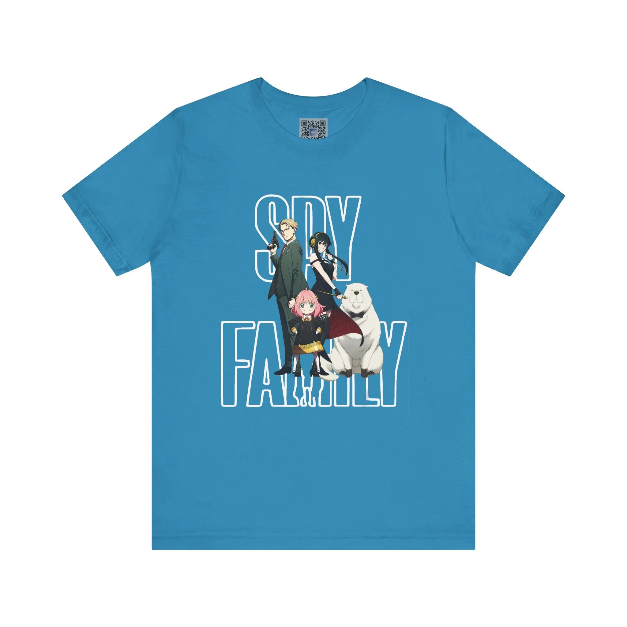 SpyXFamily Anime Fan Graphic Tee - Retro Manga Lover Gift Unisex Jersey Shirt Tshirt, Geek Clothing, Japanese Animation Manga Tee