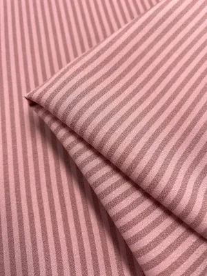 Striped Crepe - Blush - 150cm