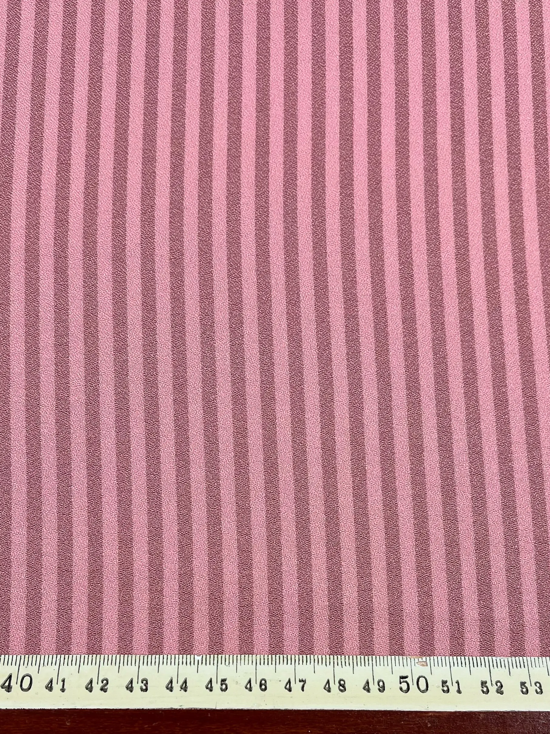 Striped Crepe - Blush - 150cm