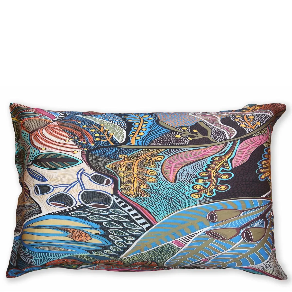 The Artists Label 'Abundance' Silk Pillow Case