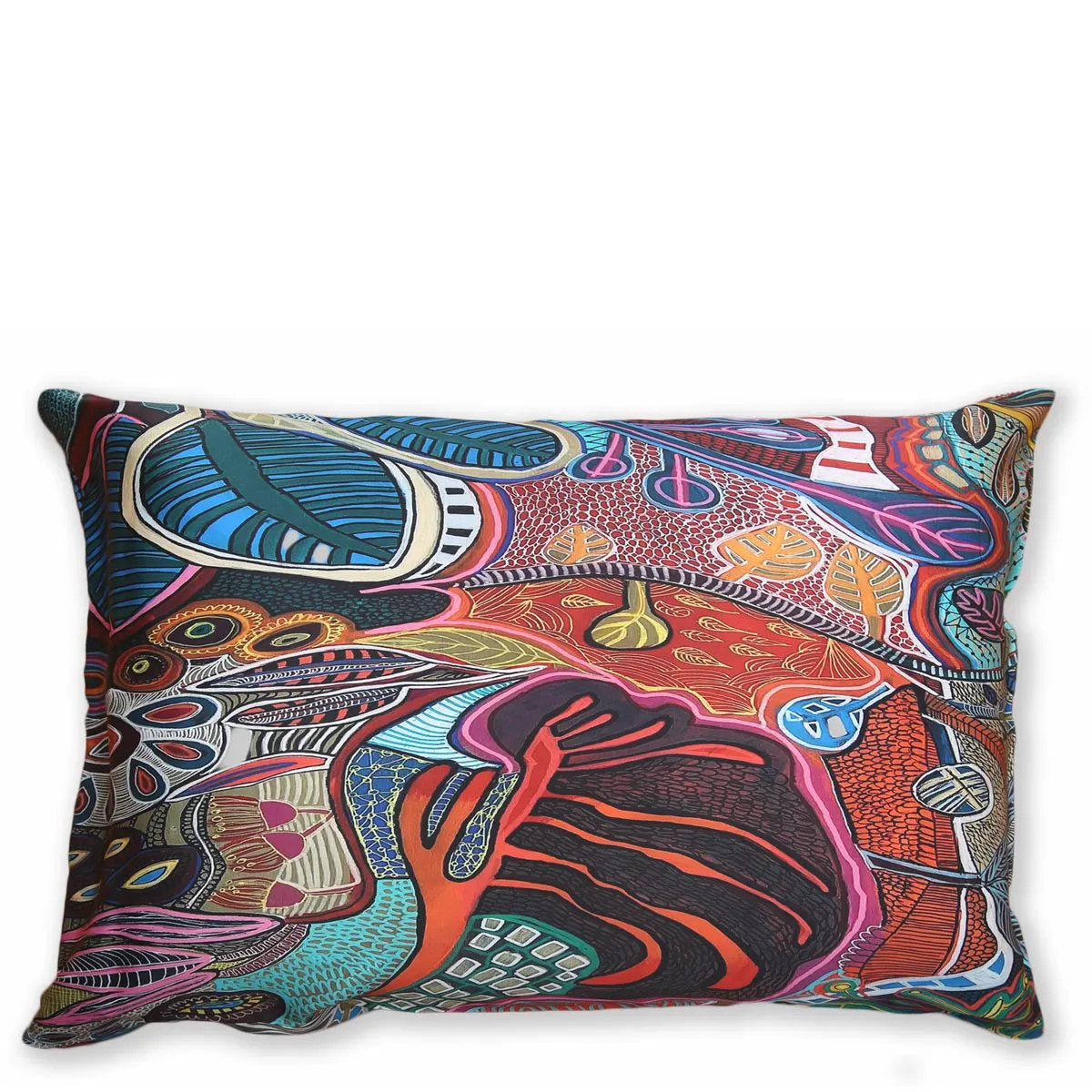 The Artists Label 'Abundance' Silk Pillow Case