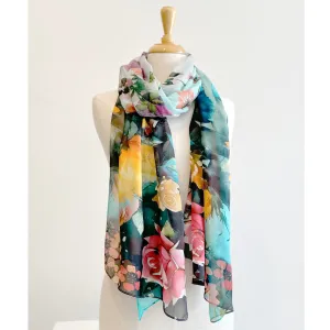The Artists Label 'Sunflower Dream' Silk Scarf