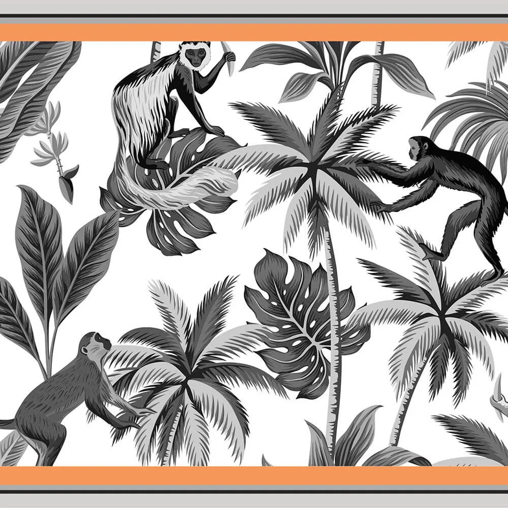 The Safari Set - Monkey Business Silk Scarf