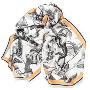 The Safari Set - Monkey Business Silk Scarf