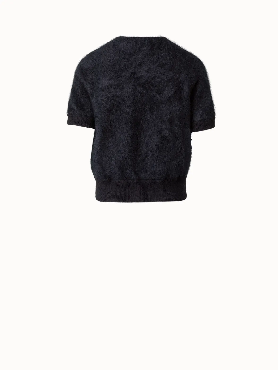 Ultra-Soft Cashmere Short Sleeve Top