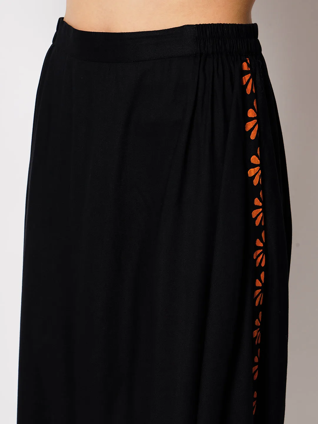 Viscose Border Block Printed Salwar